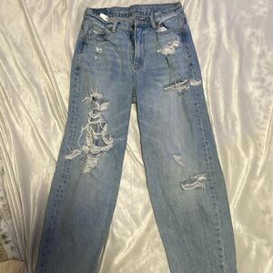 american eagle ripped jeans